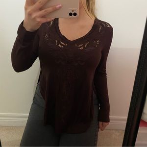 elegant embroidered longsleeve